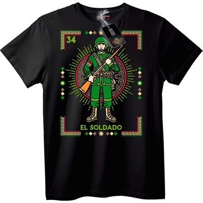 NOONEBRAND Тениска Войник EL SOLDADO - M, White