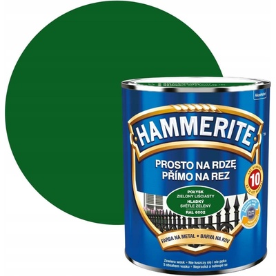 Hammerite Barva na rez lesklá 0,7 l listově zelená