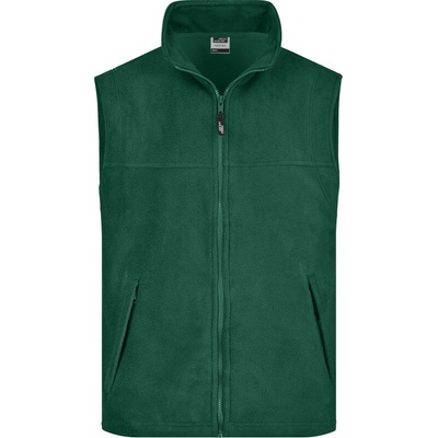 James & Nicholson JN 45 fleecová vesta dark green
