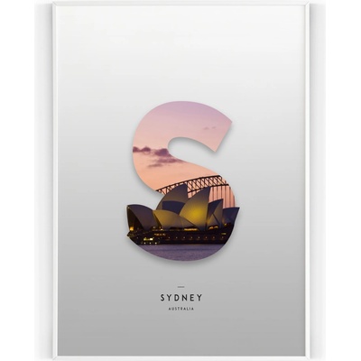 Plakát / Obraz Sydney 50 x 70 cm Tiskové plátno – Zbozi.Blesk.cz