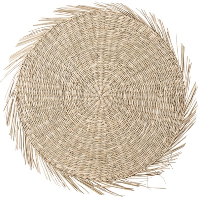 Bloomingville Постелка Nature кръгла естествена (82047214)