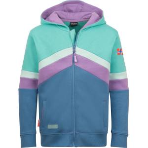 TROLLKIDS Детско яке за тренировка Trollkids Girl's Flekkefjord Jacket Training jacket - Aquamarine / Violet Sorbet / Cornflower - размер 152 (EU) (704-5510-0417)