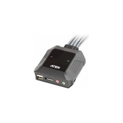 ATEN Превключвател KVM ATEN CS22DP, USB DisplayPort, 2x 1, Remote port selector, CS22DP