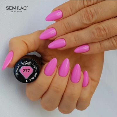 Semilac pastelový gél lak Light Fuchsia 277 7 ml