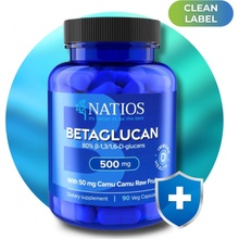 NATIOS Betaglucan, Betaglukany s Camu Camu 500 mg 90 veganských kapslí