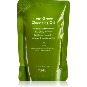 PURITO From Green почистващо масло за лице пълнител 200ml