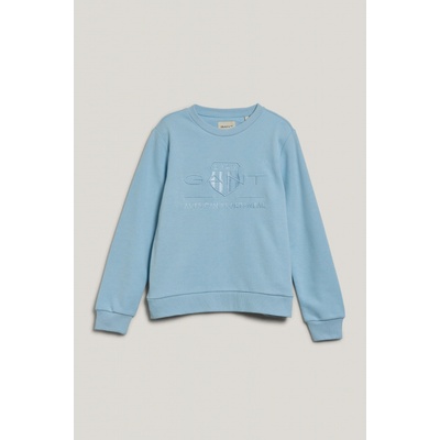 Gant Reg Tonal Shield C-Neck Sweat Calming Bue