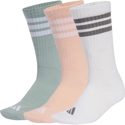 adidas Мъжки спортни чорапи adidas 3-Stripes Essential Concept Crew 3-Pack Sports socks - Blush Pink / White / Wonder Sage - размер 46-48 (EU) (207-1480-0215)