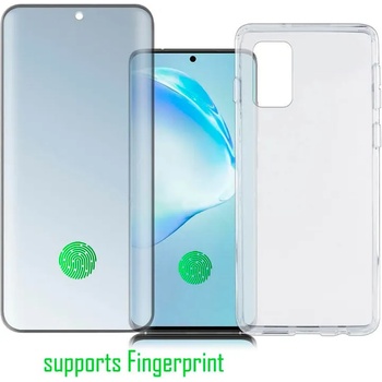 Image 1 of 4smarts Калъф 360° за Samsung S20, 4Smarts Premium Set Case, Прозрачен (4S493442)