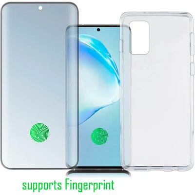 4smarts Калъф 360° за Samsung S20, 4Smarts Premium Set Case, Прозрачен (4S493442)