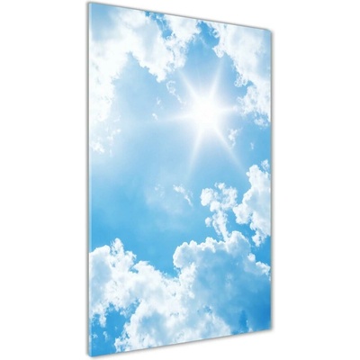 Vertikálny foto obraz fotografie na skle Mraky na nebi 50x100 cm