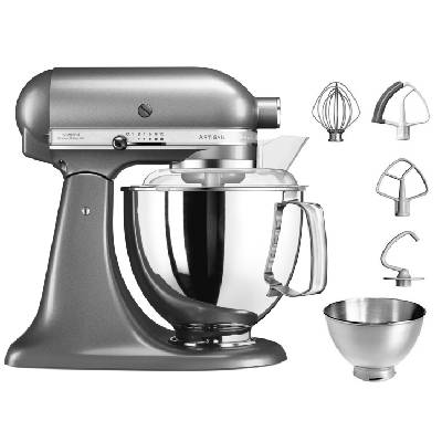 Kuchyňský Robot KitchenAid Artisan 5KSM175PSEMS stříbřitě šedá 5KSM175PSEMS