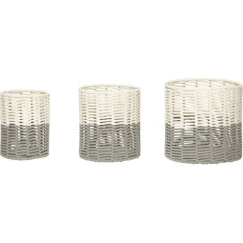 Hübsch Панер Hübsch памук сив 3 бр (410502)