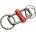 TROIKA Ключодържател Troika 2-WAY KEY, червен (KR22-09/RD)