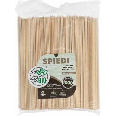 Signor Bio Spiedi drevené špajdle 1000ks 25cm