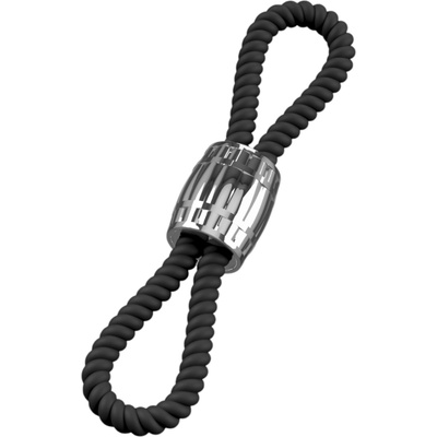 Rebel Heavy Rope - регулируем пръстен за пенис и тестиси (черен)