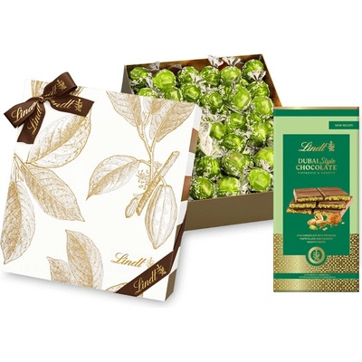 Lindt Dubai Style Chocolate 145 g + Lindor Pistachio 40 x 50 g set
