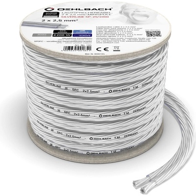 Oehlbach 186 Silverline 20m 2x2,5mm² 20 m