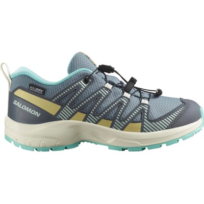 Salomon Юношески маратонки Salomon XA Pro V8 Waterproof Trail Running Shoe Juniors - Trooper