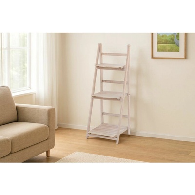 HomePRO PHO8423 Regál, Policový rebrík 42x39x109 cm, biela