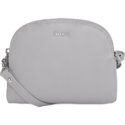 SEGALI dámská kožená crossbody kabelka 12 Taupe