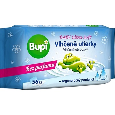 Bupi Baby Ultrasoft vlhčené ubrousky 56 ks