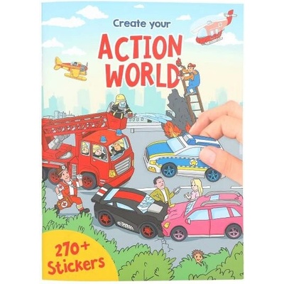 Top Model kreativní sešit Action World s 270 samolepkami