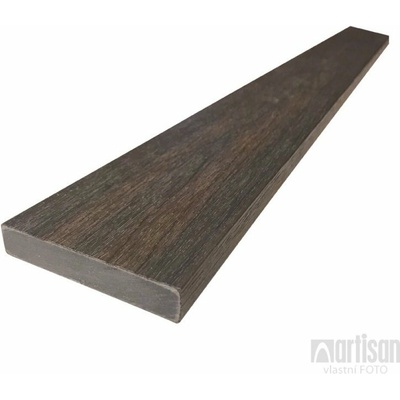 Dřevoplus WPC dřevoplastové plotovky Profi rovné 15x80x1000 - Walnut (ořech)