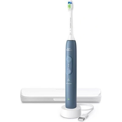 Philips Ел. четка за зъби PHILIPS HX4043/48 Sonicare 4100, 4 настройки на почистване на зъбите, Сензор за натиск, travel case, blue (HX4043/48)