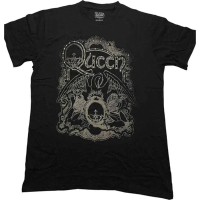 Queen Crest (Embellished) Black L Риза (QUTS76MB03)