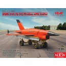 ICM Q-2C BQM-34A Firebee with trailer 1:48