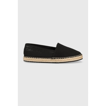 Calvin Klein Espadrilky ESPADRILLE HE CANVAS čierna