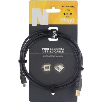 Stagg NCC1,5UAUNA USB A-MINI A 2.0 1,5m