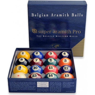Aramith pool super Pro 57,2mm sada – Zboží Mobilmania