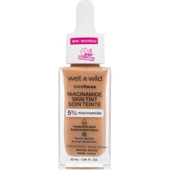 Wet n Wild Bare Focus Niacinamide Skin Tint lehký hydratační make-up Medium 32 ml