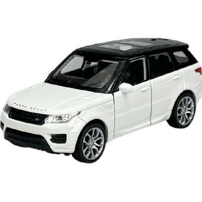 Welly Range Rover Sport kovový model hračka na baterie světla zvuk 1:24 Bílá