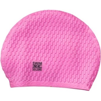 Image 1 of Swim Secure bubble swim hat розов