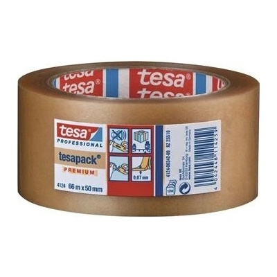Tesa PVC lepící páska hnědá 19 mm x 66 m
