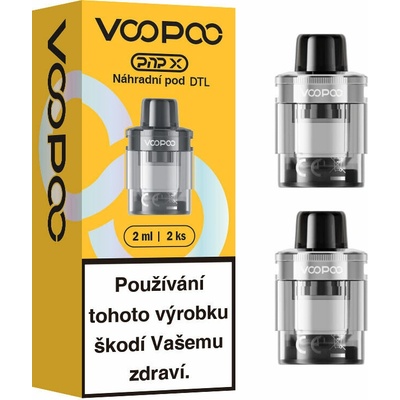 VooPoo PnP-X DL cartridge Silver 2 ks