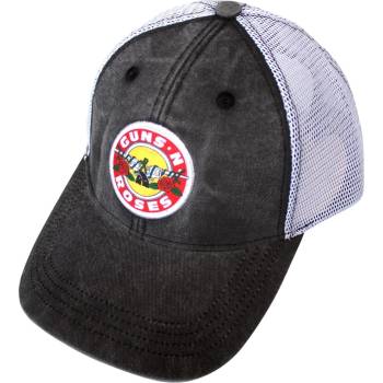 Guns N' Roses Vintage Logo Шапка с козирка Charcoal Grey & White UNI (GNRMBCAP09CW)