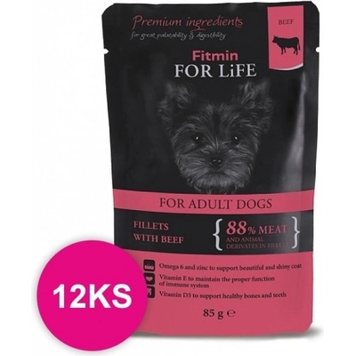 Fitmin For Life Adult Beef 28 x 85 g