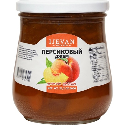 IJEVAN Broskvový džem 600g