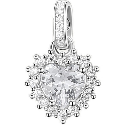 Brosway stříbrný přívěsek Srdce Fancy Infinite White FIW120