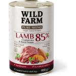 WILD FARM pure mono Агнешко с червени боровинки и сладки картофи 400 г - монопротеинова храна за кучета