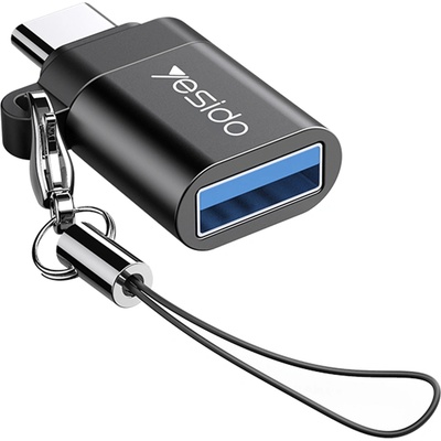 Yesido OTG Type-C към USB 3.0 5Gbps адаптер - Yesido (GS06) - черен