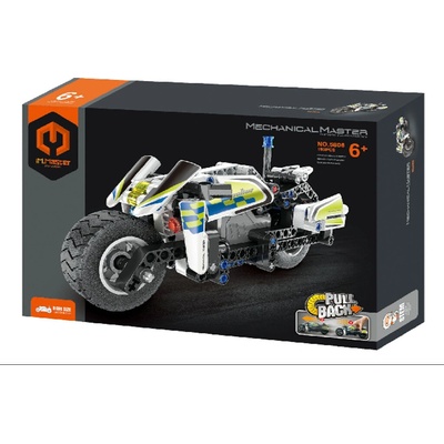 iM.MASTER policejní motorka na zpětné natažení plast 193 ks