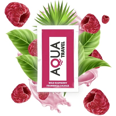 Aqua travel wild raspberry flavour waterbased 6 ml