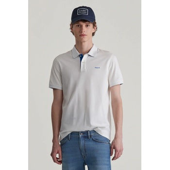 Gant polokošela Reg Contrast Pique SS Rugger biela