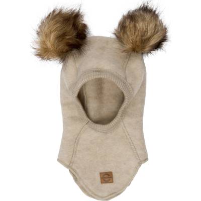 Detská Merino Kukla Mikk-Line Pom Pom Offwhite