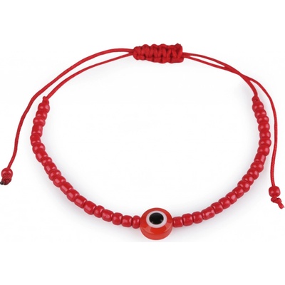 Prima-obchod Náramek shamballa Alláhovo oko, barva 1 červená 120550